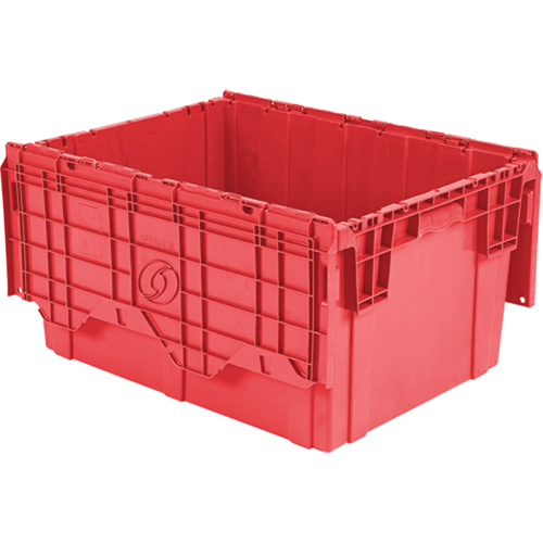 Orbis 5890677 Flipak™ Polyethylene Plastic (PE) Distribution Containers Flipak™ Polyethylene Plastic (PE) Distribution Containers, 27.9" x 20.9" x 15.2", Red - Each