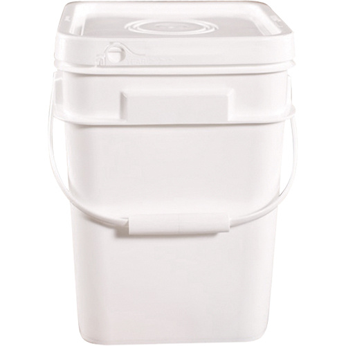Mauser Packaging PPROO0133 Square Pail, Plastic, 4 gal.-(Each)