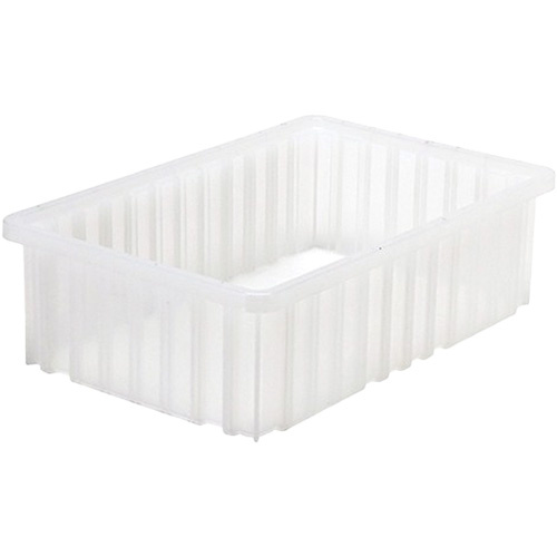 Quantum Storage System DG92050GY Divider Box® Container Divider Box<sup>®</sup> Container, Plastic, 16.5" W x 10.875" D x 5" H, Grey - Each
