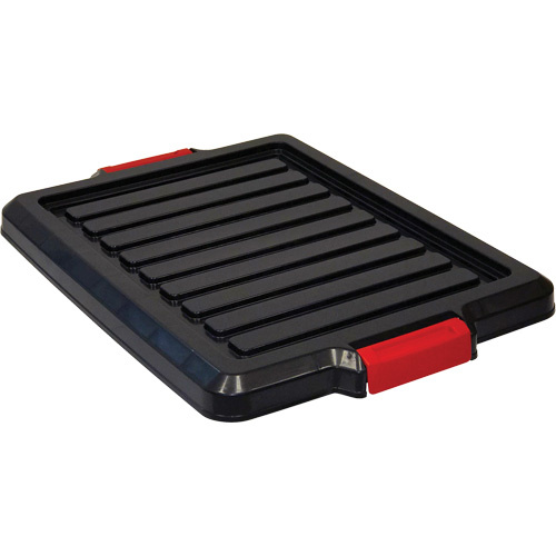 Quantum Storage System LID1915BK Lid for Plastic Latch Container Lid for Plastic Latch Container - Each