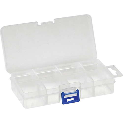 Quantum Storage System QB200 Plastic Compartment Box Plastic Compartment Box, 2.75" W x 5.5" D x 1.25" H, 8 Compartments - Each