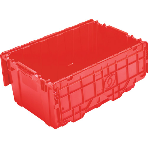 Orbis 5899915 FP243C FliPak Nestable Tote FP243C FliPak Nestable Tote, 26.9" x 16.9" x 12.1", Red - Each - Image 2