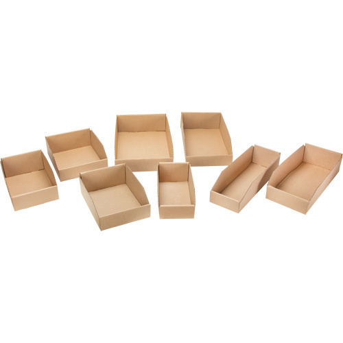 Mitchel Lincoln MLCG168 Deep Corrugated Parts Bins, 1-15/16" W x 11-1/4" D x 4-1/2" H, Beige-(Each)