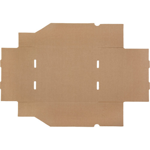 Mitchel Lincoln MLCG173 Deep Corrugated Parts Bins, 9-3/4" W x 11-1/4" D x 4-1/2" H, Beige-(Each)