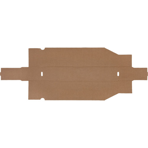 Mitchel Lincoln MLCG176 Deep Corrugated Parts Bins, 1-7/8" W x 17-1/8" D x 4-1/2" H, Beige-(Each)