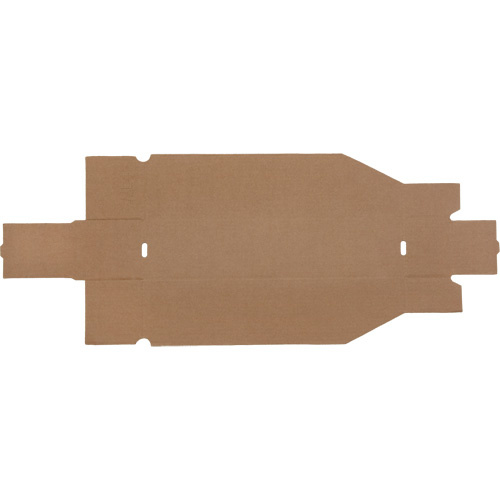 Mitchel Lincoln MLCG178 Deep Corrugated Parts Bins, 3-3/4" W x 17-1/4" D x 4-1/2" H, Beige-(Each)
