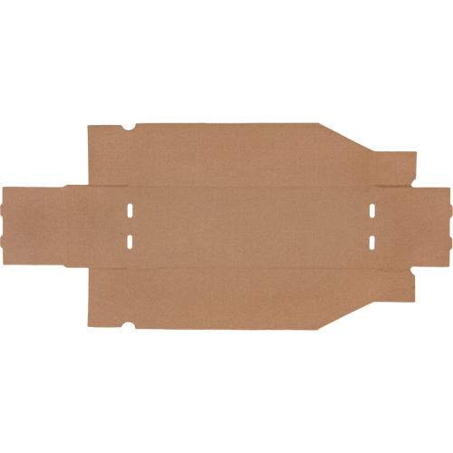 Mitchel Lincoln MLCG179 Deep Corrugated Parts Bins, 5-3/4" W x 17-1/4" D x 4-1/2" H, Beige-(Each)