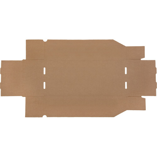 Mitchel Lincoln MLCG180 Deep Corrugated Parts Bins, 7-3/4" W x 17-1/4" D x 4-1/2" H, Beige-(Each)