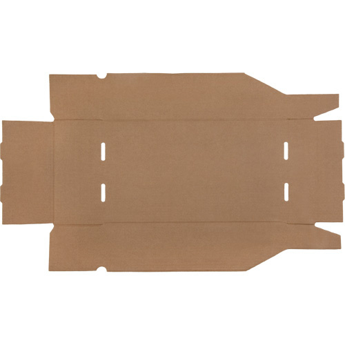 Mitchel Lincoln MLCG181 Deep Corrugated Parts Bins, 9-3/4" W x 17-1/4" D x 4-1/2" H, Beige-(Each)