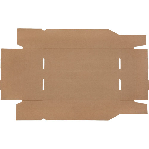Mitchel Lincoln MLCG182 Deep Corrugated Parts Bins, 11-3/4" W x 17-1/4" D x 4-1/2" H, Beige-(Each)