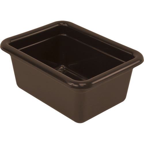 Quantum Storage System FSB-1295BN All-Purpose Storage Tub All-Purpose Storage Tub, 5-1/8" H x 9-1/16" D x 12-1/16" L, Plastic, Brown - Each