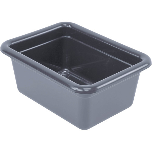Quantum Storage System FSB-1295GY All-Purpose Storage Tub All-Purpose Storage Tub, 5-1/8" H x 9-1/16" D x 12-1/16" L, Plastic, Grey - Each