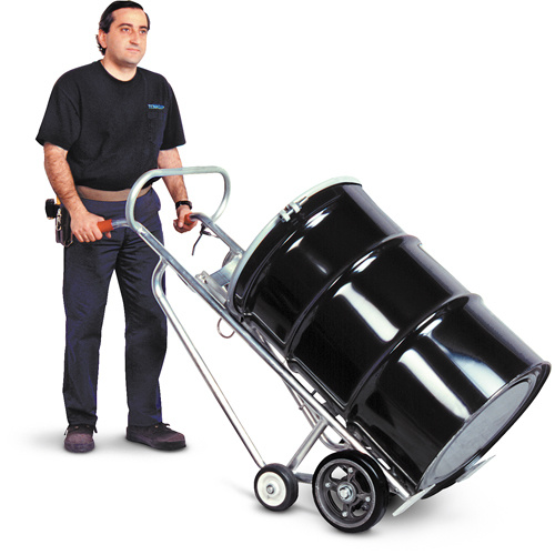 Wesco 240132 Drum Truck with Hand Brake Drum Truck with Hand Brake, Aluminum Construction, 25 - 55 US Gal. (20 - 45 Imperial Gal.) - Each