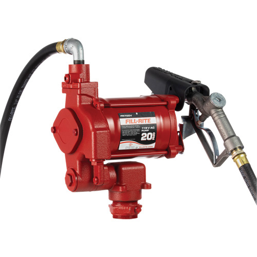 Fill-Rite FR700V AC Utility Rotary Vane Pumps with Nozzle, 115 V, 20 GPM-(Each)