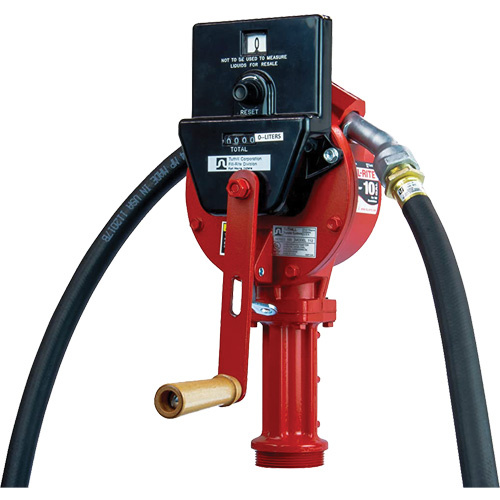 Fill-Rite FR112CL UL Approved Rotary Hand Pumps With Meter, Aluminum-(Each)