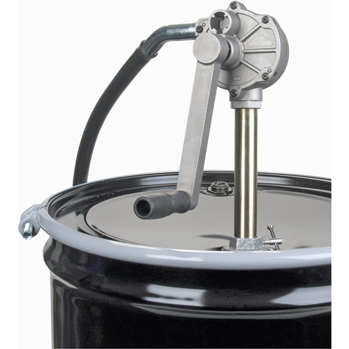 KLETON DC126 Rotary Type Drum Pump, Aluminum, Fits 15-55 Gal., 6-3/4 oz. per revolution-(Each)