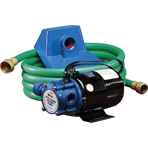 Little Giant Pump Company 555111 Non-Submersible, Self-Priming Plated Brass Transfer Pumps Non-Submersible, Self-Priming Plated Brass Transfer Pumps, 115 V, 360 GPH, 1/10 HP - Each