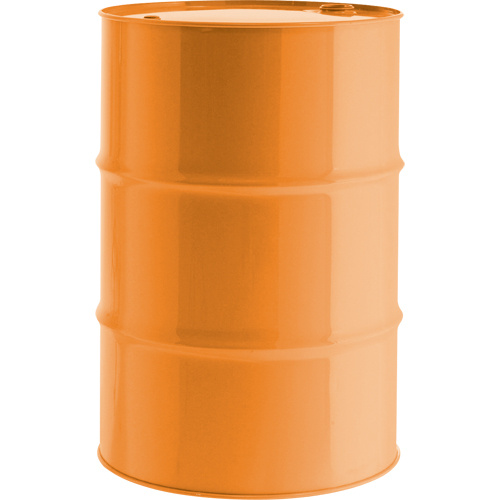 Mauser Packaging NDLTS0232 Steel Drums Steel Drums, 55 US gal (45.8 imp. Gal.), Unlined, Orange, Closed Top, UN1A1/Y1.8/300, 16 Gauge - Each