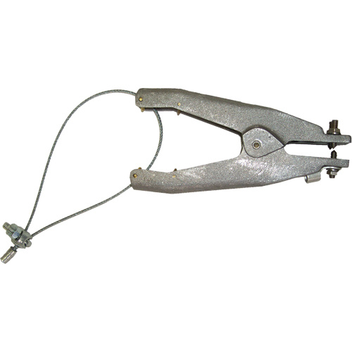 Lind Equipment GAT-P Static Grounding Clamp (GAT Series), Cast Aluminum Body Material, Stainless Steel Cup Point Material, 3 Points Configuration, 1-1/4" Max. Opening-(Each)