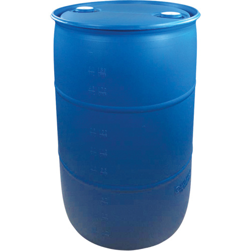 Mauser Packaging NDLTP0052 Polyethylene Drums, 55 US gal (45 imp. gal.), Closed Top, Blue-(Each)
