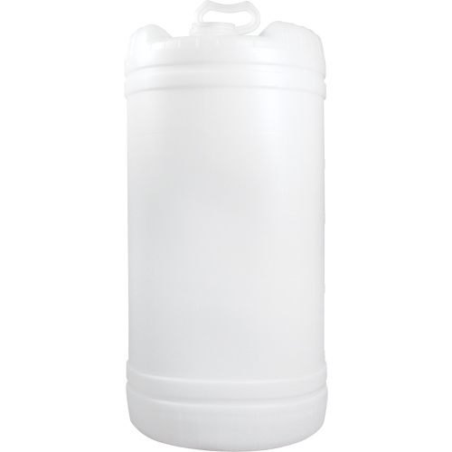 Mauser Packaging NDSTP0010 Polyethylene Drums -Tight Head, 15 US gal. (12.49 imp. Gal.), Closed Top, Natural-(Each)
