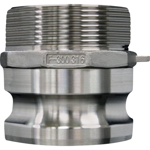 Armour Lock CGSF-.75 Cam & Groove Coupling Cam & Groove Coupling, Stainless Steel, Type F, 3/4", Male NPT, 250 PSI - Each