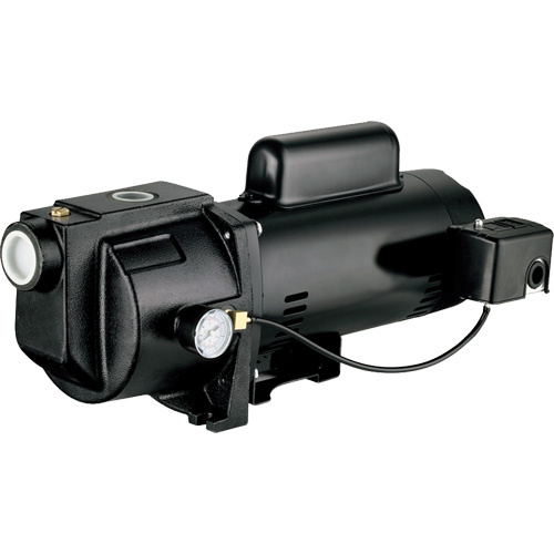 LEO UJM100-2 Dual Voltage Cast Iron Shallow Well Jet Pump, 115 V/230 V, 1260 GPH, 1 HP-(Each)