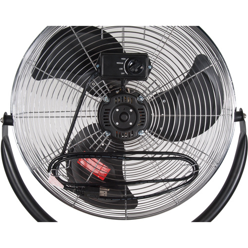 Matrix Industrial Products High-Velocity Pedestal Fan High-Velocity Pedestal Fan, Commercial, 3 Speed, 20" Diameter - Each