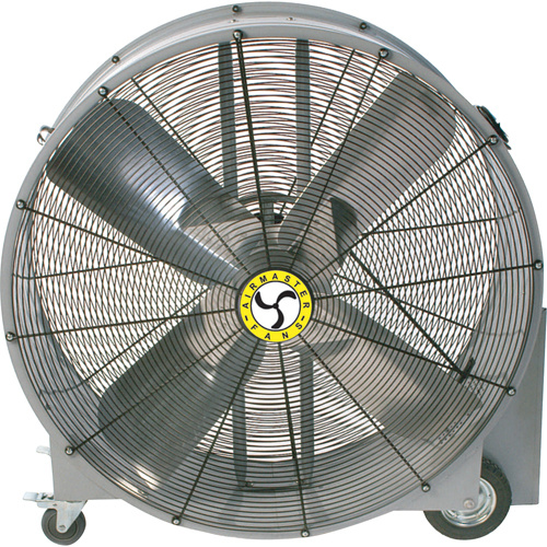 Belt Drive Drum Fans, Industrial, 2 Speed, 42" Diameter-(Each)