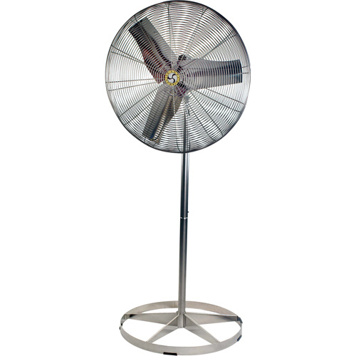 Air Master 70764 Stainless Steel Food Service Washdown Air Circulating Fans Stainless Steel Food Service Washdown Air Circulating Fans, Industrial, 1 Speed, 30" Diameter - Each