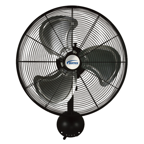 Matrix Industrial Products High-Velocity Oscillating Wall Fan High-Velocity Oscillating Wall Fan, Industrial, 20" Dia., 3 Speeds - Each