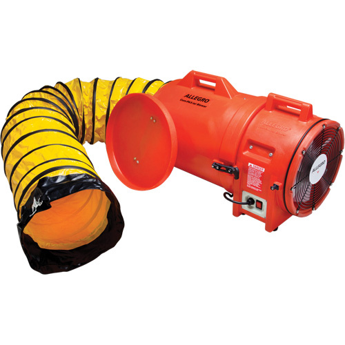 Allegro Industries 9543-15 Blower with Canister & Ducting, 1 HP, 1842 CFM-(Each)