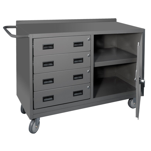 Durham Manufacturing 2221-95 Mobile Workbench Cabinet Mobile Workbench Cabinet, Steel Surface - Each