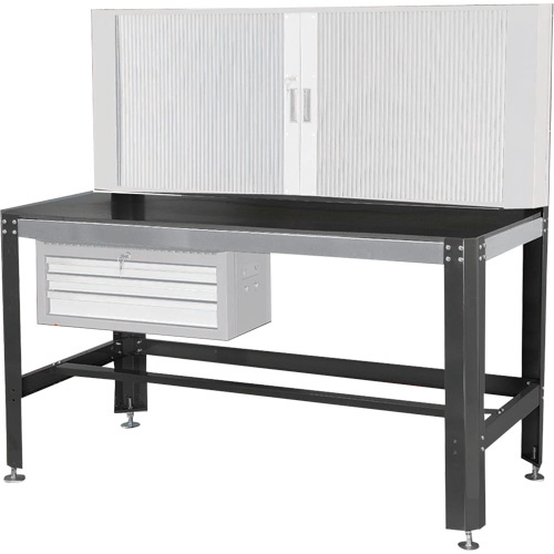 Gray Tools 98001B Work Bench Work Bench, Laminate Surface, 26" W x 30" D x 63" H - Each