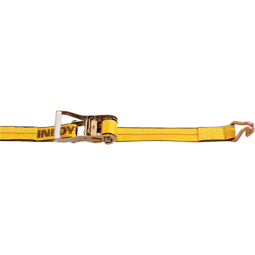 Kinedyne 513084 Ratchet Strap Ratchet Strap, Wire Hook, 2" W x 30' L, 3333 lbs. (1511 kg) Working Load Limit - Each
