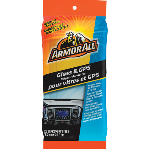 Armor All 18269C Glass & GPS Cleaning Wipes Glass & GPS Cleaning Wipes - Each
