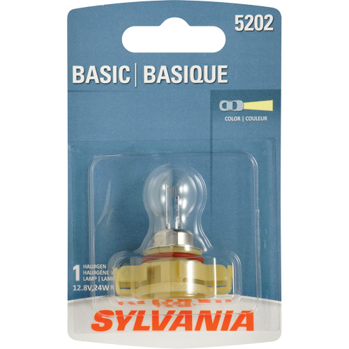 Sylvania 31585 5202 Basic Fog Light Bulb 5202 Basic Fog Light Bulb, Halogen, 24 W, Off White - Each