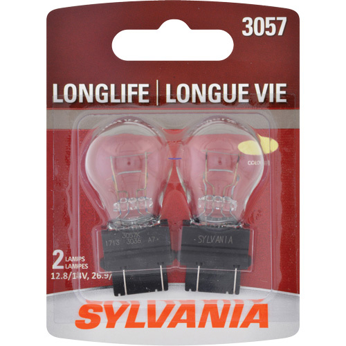 Sylvania 30254 3057 Long Life Mini Bulb 3057 Long Life Mini Bulb, Incandescent, 29.9 W, Off White - Pack of 2