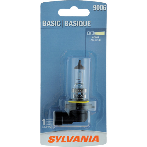 Sylvania 31558 9006 Basic Headlight Bulb 9006 Basic Headlight Bulb, Halogen, 55 W, Off White - Each