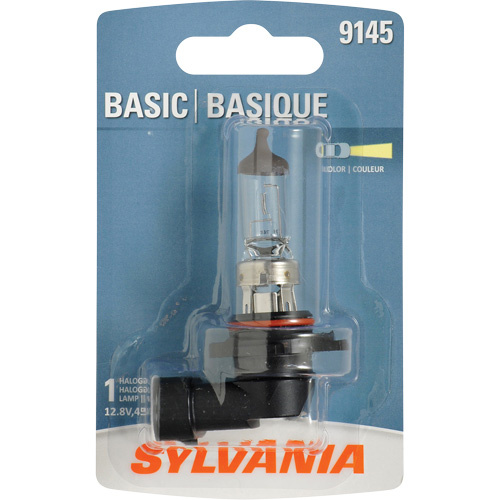 Sylvania 31590 9145 Basic Fog Light Bulb 9145 Basic Fog Light Bulb, Halogen, 45 W, Off White - Each