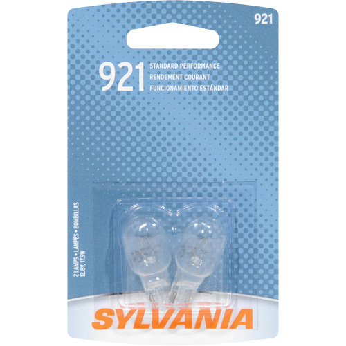 Sylvania 35933 921 Basic Automotive Bulb 921 Basic Automotive Bulb, Incandescent, 17.92 W, Off White - Pack of 10