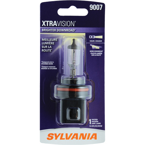 Sylvania 32270 9007 XtraVision® Headlight Bulb 9007 XtraVision<sup>®</sup> Headlight Bulb, Halogen, 65 W, Off White - Each