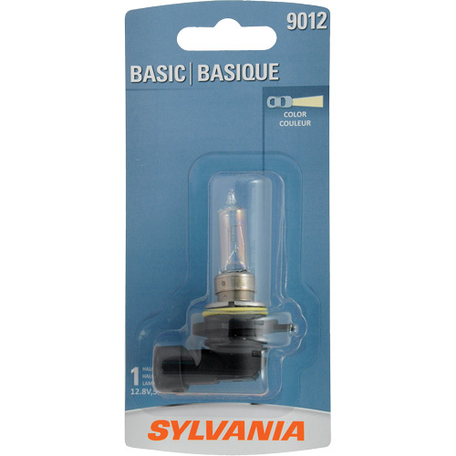 Sylvania 31561 9012 Basic Headlight Bulb 9012 Basic Headlight Bulb, Halogen, 60 W, Off White - Each
