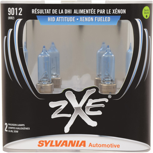 Sylvania 36401 9012 SilverStar® zXe Headlight Bulb 9012 SilverStar<sup>®</sup> zXe Headlight Bulb, Halogen/HID, 60 W, White - Pack of 2