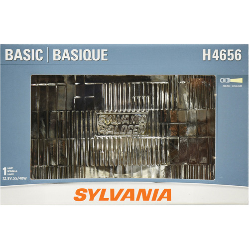 Sylvania 30825 H4656 Basic Sealed Beam Headlight H4656 Basic Sealed Beam Headlight, 35 W, Off White - Each