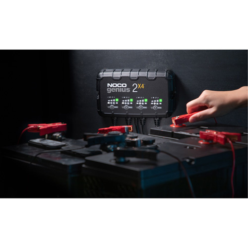 NOCO GENIUS2X4 Genius® 2X4™ 4-Bank, 8-Amp Battery Charger Genius<sup>®</sup> 2X4™ 4-Bank, 8-Amp Battery Charger - Each - Image 3