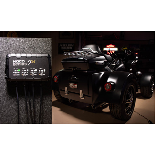 NOCO GENIUS2X4 Genius® 2X4™ 4-Bank, 8-Amp Battery Charger Genius<sup>®</sup> 2X4™ 4-Bank, 8-Amp Battery Charger - Each - Image 4