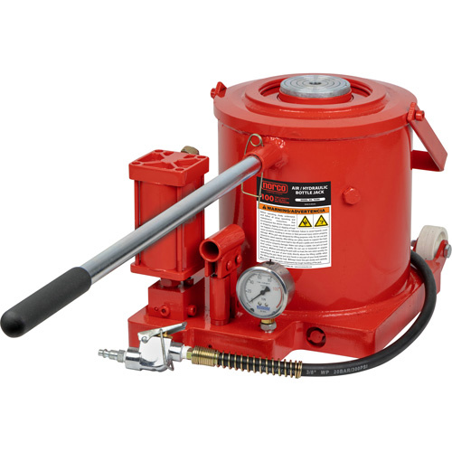 NORCO Lifting 76399 Bottle Jack Bottle Jack, 100 Ton(s), Air Hydraulic, 17-7/10" Raised Height