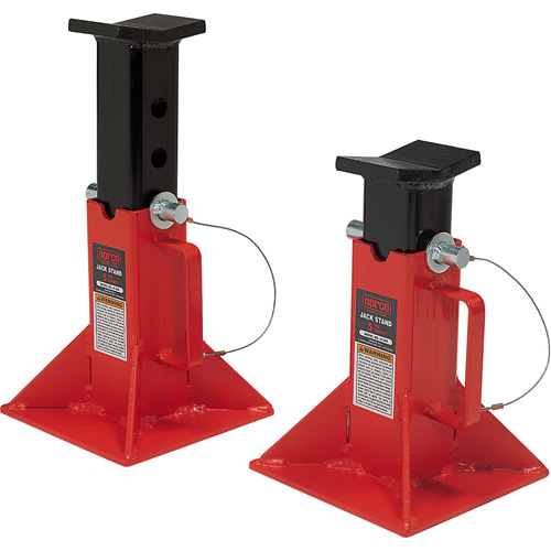 NORCO Lifting 81205I Jack Stands Jack Stands, Locking Pin, 5 tons Capacity, 9-1/2" - 15-3/4" H