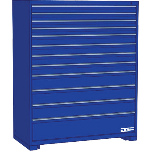 AGF Brome CF27-602460C1-440-BL Modular Drawer Cabinet Modular Drawer Cabinet, 12 Drawers, 60" W x 24" D x 60" H, Blue - Each
